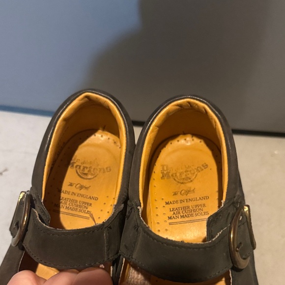 Vintage 90s Dr. Martens Gray Blue 8141 Single Strap Mary Jane UK 4 US 6 England - Picture 5 of 10